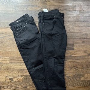 Bundle of 2 Black Mens Levi Jeans